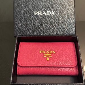 NEW Auth Prada Key Holder